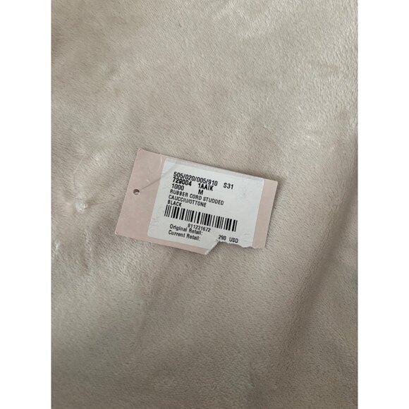 Alexander McQueen Black Rubber Skull Bracelet With Silver Tone Clasp For Men - Picture 6 of 6